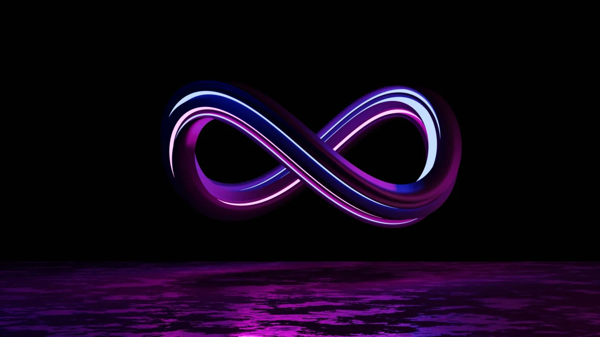 black-background-dark-infinity-symbol-glowing-purple-blue-floating-lines-3d-rendering