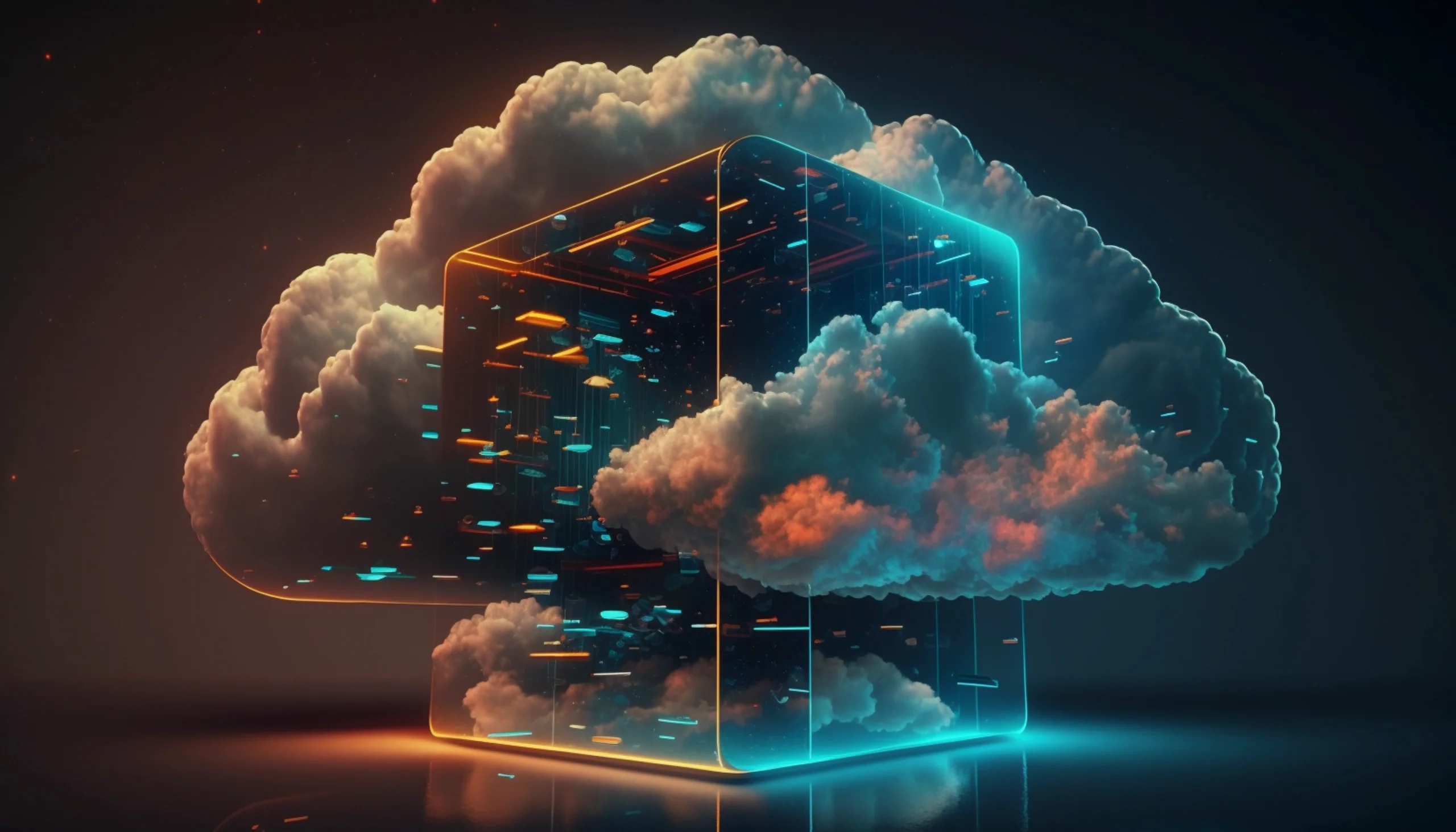 cloud-computing-futuristic-technology-conceptgenerative-ai
